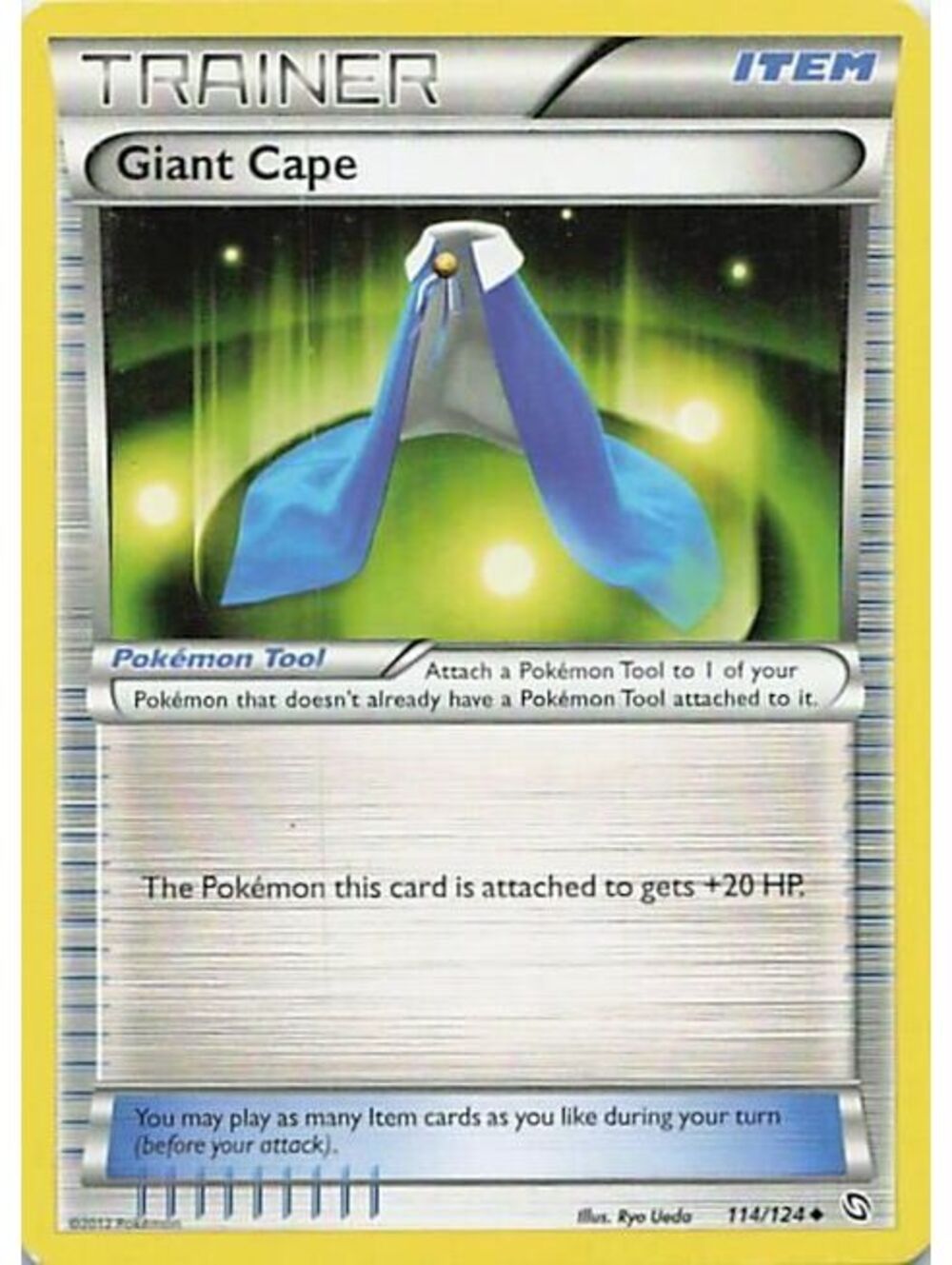 Pokemon TCG 2012 Giant Cape LP DRX